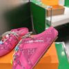 sy_no_8CE7D8C127570DD9E4F716017DFAC956_7 Louis Vuitton Pink Monogram Denim Flower Sneaker Mules