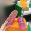 sy_no_8CE7D8C127570DD9E4F716017DFAC956_8 Louis Vuitton Pink Monogram Denim Flower Sneaker Mules