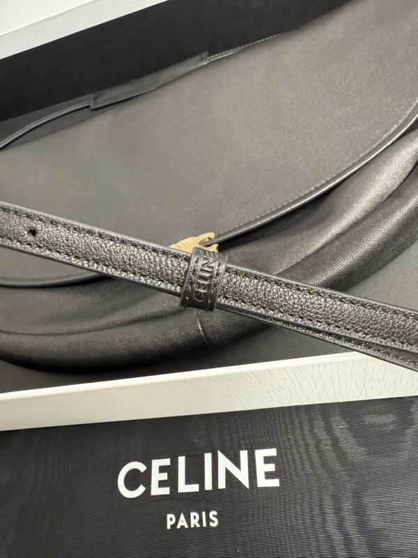 CELINE Soft Triomphe Half-Moon Bag