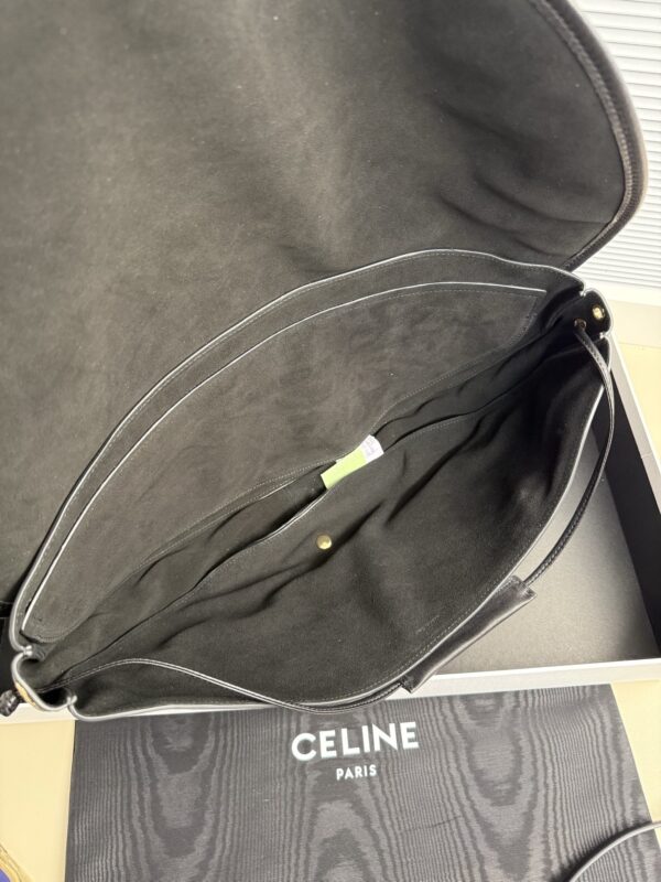 CELINE Soft Triomphe Half-Moon Bag
