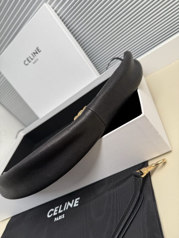 CELINE Soft Triomphe Half-Moon Bag