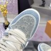 Louis Vuitton LV Trainer Maxi Washed Blue Denim Monogram Sneakers