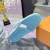Louis Vuitton LV Trainer Maxi Washed Blue Denim Monogram Sneakers