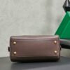 Miu Miu Women’s Arcadie Calfskin Bowling Bag – Vintage-Style Shell Bag (Suitable for Commuting; Shoulder, Crossbody, or Hand-Carry)