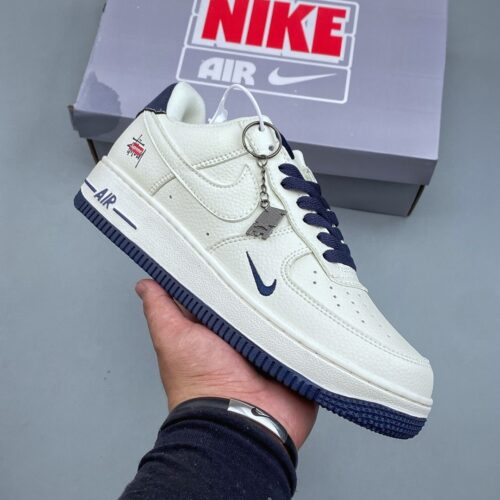 Nike Air Force 1 Low Custom Concept – Sail & Navy Streetwear Edition
