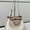 Fendi Peekaboo Small Handbag – White Calfskin
