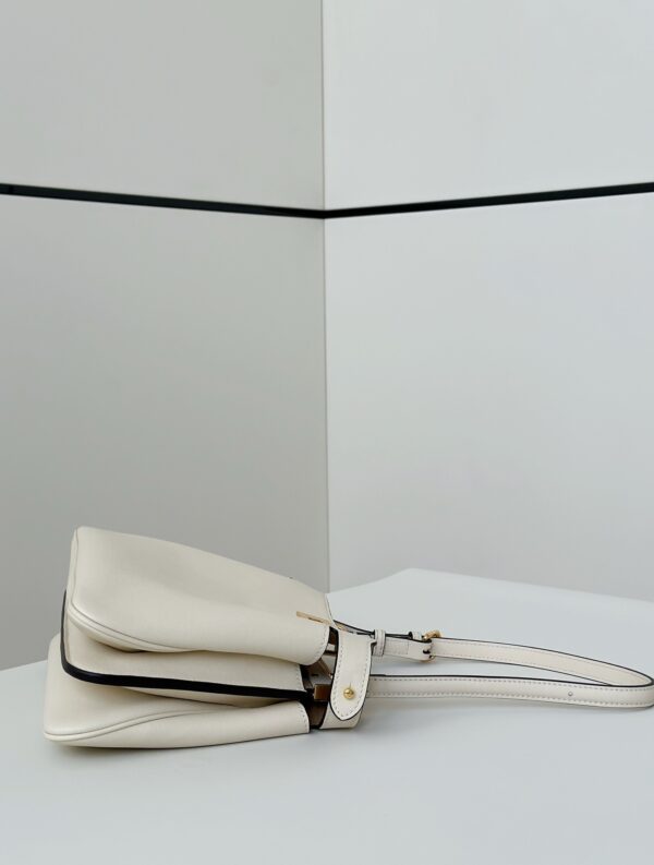 Fendi Peekaboo Small Handbag – White Calfskin