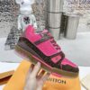 sy_no_8F11C2A627D855EFB9F234024A6CFDC7_1 Louis Vuitton LV Trainer Hot Pink & Brown Rhinestone Retro Sneakers