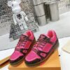 sy_no_8F11C2A627D855EFB9F234024A6CFDC7_4 Louis Vuitton LV Trainer Hot Pink & Brown Rhinestone Retro Sneakers