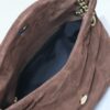 sy_no_8F7A9ABF92664777A513592C89E3D94C_8 YSL Loulou 29cm Shoulder Bag – Brown Suede