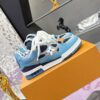 sy_no_905FF48D43903F33CB06BC6121A8EE4F_2 Louis Vuitton LV Skate Blue, Grey & Navy Retro Skate Sneakers