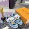 sy_no_905FF48D43903F33CB06BC6121A8EE4F_4 Louis Vuitton LV Skate Blue, Grey & Navy Retro Skate Sneakers