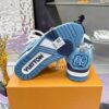 sy_no_905FF48D43903F33CB06BC6121A8EE4F_8 Louis Vuitton LV Skate Blue, Grey & Navy Retro Skate Sneakers