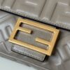 Fendi Baguette Handbag – Gray Lambskin