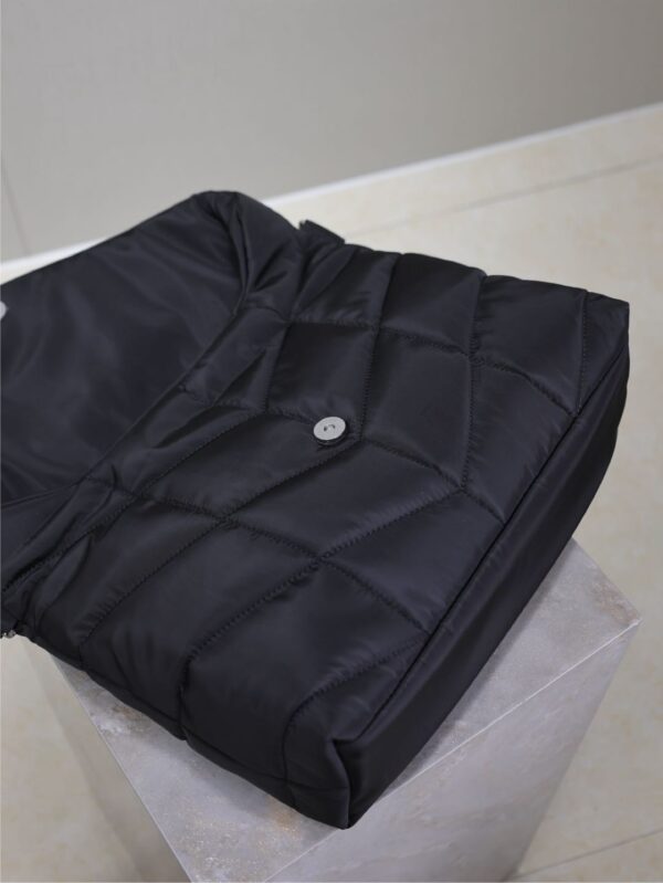 sy_no_907DE7D29CD7E4E725CF31194601A8E8_7 YSL Loulou Puffer Nylon Shoulder Bag – Black