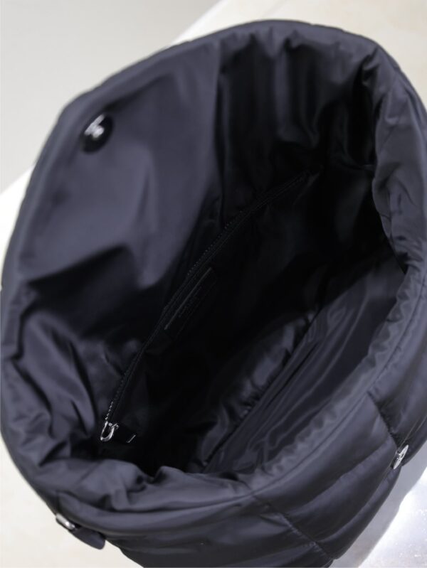 sy_no_907DE7D29CD7E4E725CF31194601A8E8_8 YSL Loulou Puffer Nylon Shoulder Bag – Black