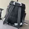 Parachute Nylon & Calfskin Backpack – Black