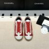 Chanel Low-Top Sneakers in Bright Red