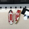 Chanel Low-Top Sneakers in Bright Red