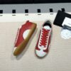 Chanel Low-Top Sneakers in Bright Red