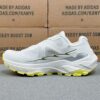 sy_no_92EE5D5F80C78194BAEFD895BB31A63A_3 White, Olive Green & Neon Yellow Professional Trail Running Shoes