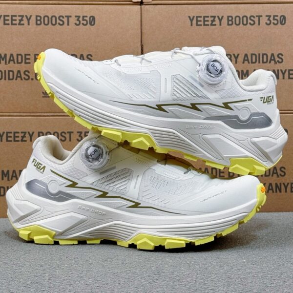 sy_no_92EE5D5F80C78194BAEFD895BB31A63A_4 White, Olive Green & Neon Yellow Professional Trail Running Shoes