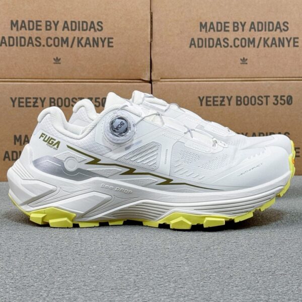 sy_no_92EE5D5F80C78194BAEFD895BB31A63A_5 White, Olive Green & Neon Yellow Professional Trail Running Shoes