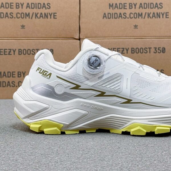 sy_no_92EE5D5F80C78194BAEFD895BB31A63A_7 White, Olive Green & Neon Yellow Professional Trail Running Shoes