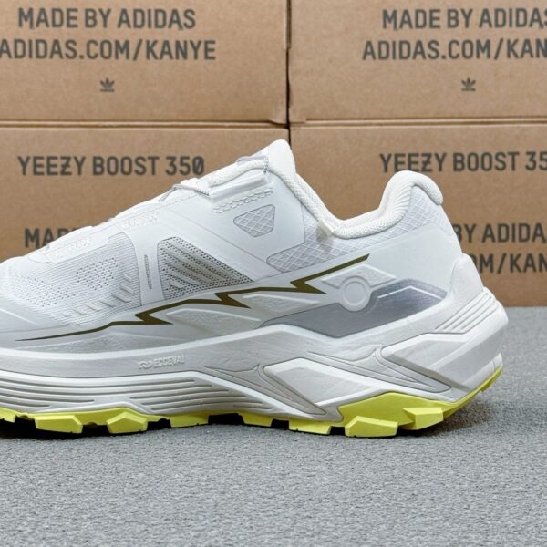 sy_no_92EE5D5F80C78194BAEFD895BB31A63A_8 White, Olive Green & Neon Yellow Professional Trail Running Shoes
