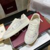 sy_no_93148090A7AF7BDCDB5CF25564ACF6E2_2 Gucci B Sneaker White Lace & Beige Suede – Ivory / Beige