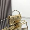 sy_no_9399D2F0F072E66F81A2A3ED0720404D_1 Fendi Baguette Small Handbag – Gold Metallic Leather