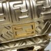 sy_no_9399D2F0F072E66F81A2A3ED0720404D_3 Fendi Baguette Small Handbag – Gold Metallic Leather