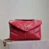 sy_no_946B8444C985AECA51E29E87553D2364_0 YSL Loulou Mini Double-Chain Bag – Red Lambskin