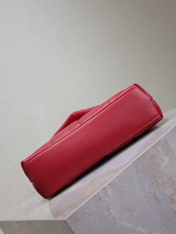 sy_no_946B8444C985AECA51E29E87553D2364_6 YSL Loulou Mini Double-Chain Bag – Red Lambskin