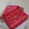 sy_no_946B8444C985AECA51E29E87553D2364_7 YSL Loulou Mini Double-Chain Bag – Red Lambskin