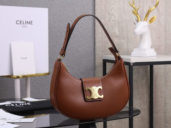 sy_no_94A32A0EBAE2AEB7B2DAB890E36D398B_0 Ava Triomphe Leather Shoulder Bag – Brown