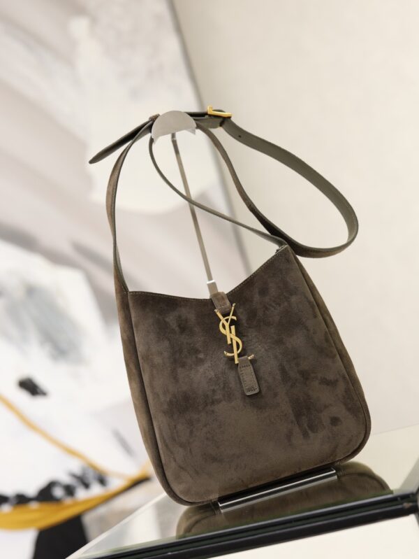 sy_no_94B00344F3508D98FE597BD395D575BD_1 YSL Hobo Crossbody Bag – Olive Green