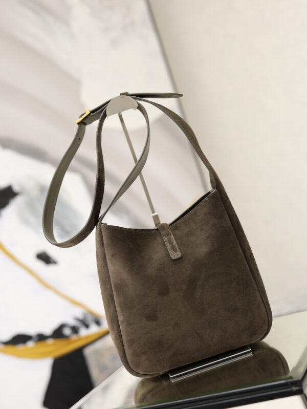 sy_no_94B00344F3508D98FE597BD395D575BD_6 YSL Hobo Crossbody Bag – Olive Green