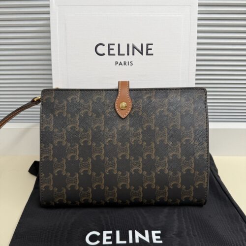 sy_no_950C096B56C5500FEC87117B1CEA0489_0 CELINE Note Book Leather Cover Bag