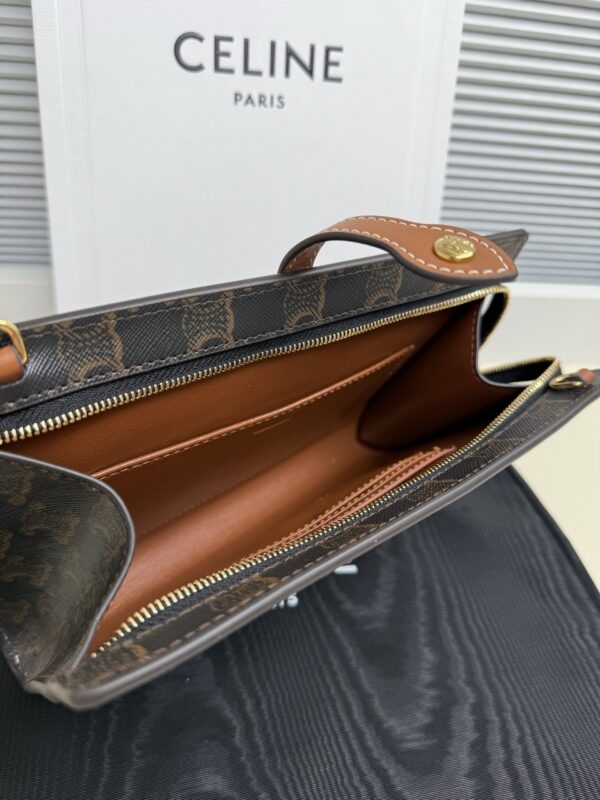 sy_no_950C096B56C5500FEC87117B1CEA0489_7 CELINE Note Book Leather Cover Bag