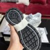 Metallic Silver & Mesh Retro Running Sneakers