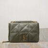 sy_no_9552C0550CC9515EAABC4F6A0A657B04_0 YSL Jamie 4.3 29cm Shoulder Bag – Green Lambskin