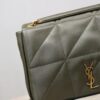 sy_no_9552C0550CC9515EAABC4F6A0A657B04_4 YSL Jamie 4.3 29cm Shoulder Bag – Green Lambskin