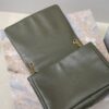 sy_no_9552C0550CC9515EAABC4F6A0A657B04_7 YSL Jamie 4.3 29cm Shoulder Bag – Green Lambskin