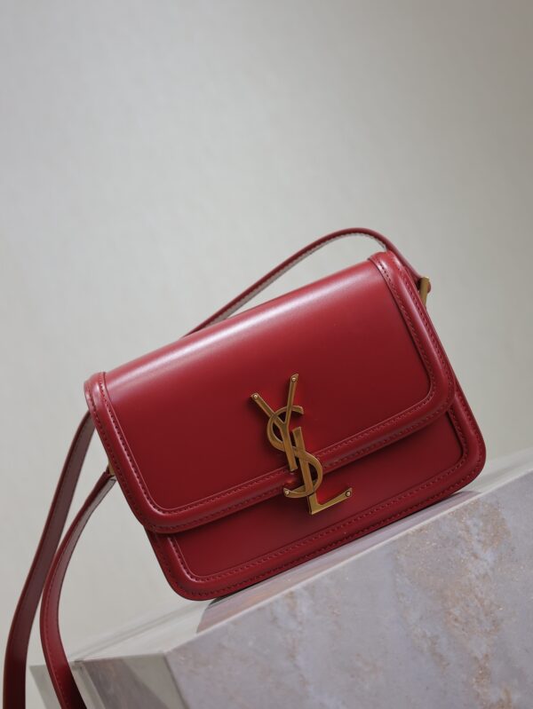 Solferino Box 19cm Bag – Burgundy