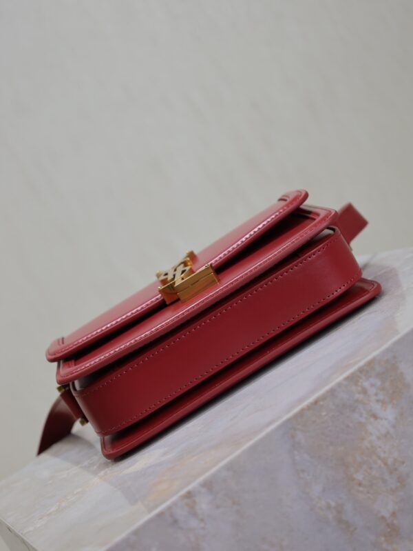 Solferino Box 19cm Bag – Burgundy