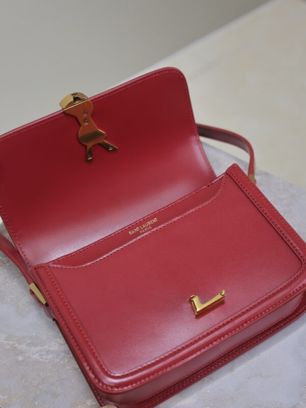 Solferino Box 19cm Bag – Burgundy