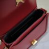 Solferino Box 19cm Bag – Burgundy