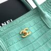 sy_no_968682DE55870964426116D288A49EA7_3 Cyan Cerf-Style Large Crocodile-Embossed Leather Tote Bag