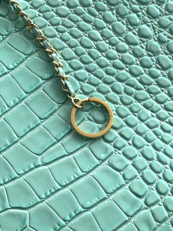 sy_no_968682DE55870964426116D288A49EA7_4 Cyan Cerf-Style Large Crocodile-Embossed Leather Tote Bag